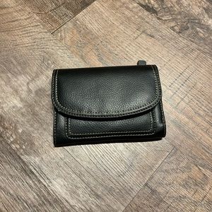 Relic black leather wallet